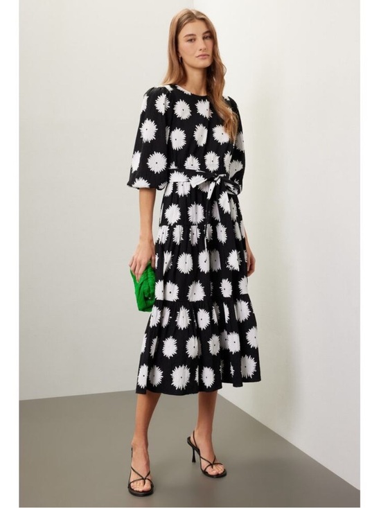 kate spade Dresses & Skirts - Kate Spade Pom Pom Floral Lawn Dress, Size: L